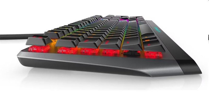 DELL Alienware 510K Low-profile RGB Mechanická herná klávesnica - Dark Side of the Moon 