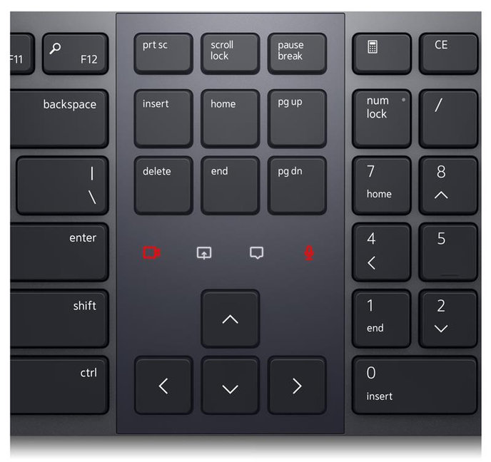 Klávesnica pre spoluprácu Dell Premier – KB900 - čeština / slovenčina (QWERTZ) - podsietená