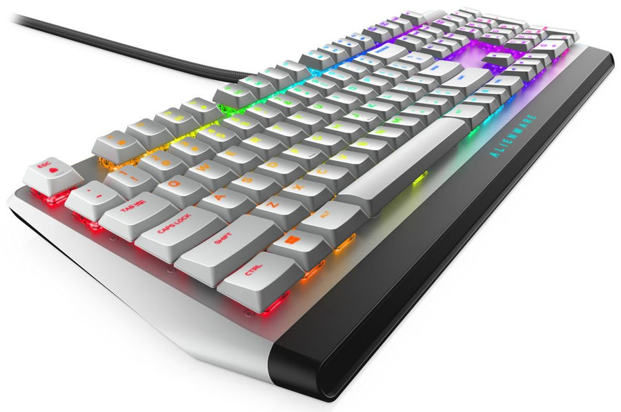 DELL klávesnice Alienware Low-profile RGB Mechanical Gaming Keyboard/  AW510K/ US/ Int./ mezinárodní/ Lunar Light