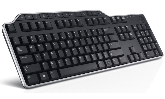 DELL KB-522/ UK/ Irish rozšírená multimediální klávesnice USB (QWERTY)