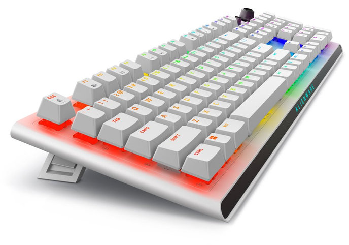 DELL klávesnice Alienware Tri-Mode Wireless Gaming Keyboard (/  AW920K/ US/ Int./ mezinár./ Lunar Light)