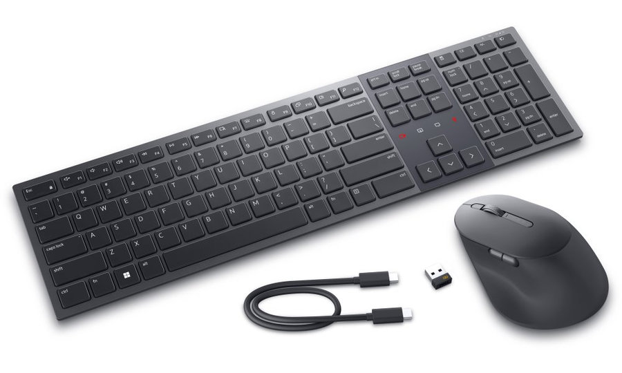DELL KM900 bezdrátová klávesnice a myš ( Premier Collaboration Keyboard ) US/ mezinárodní