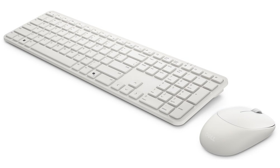 DELL KM526 bezdrátová klávesnice a myš US/ mezinárodní - bílá