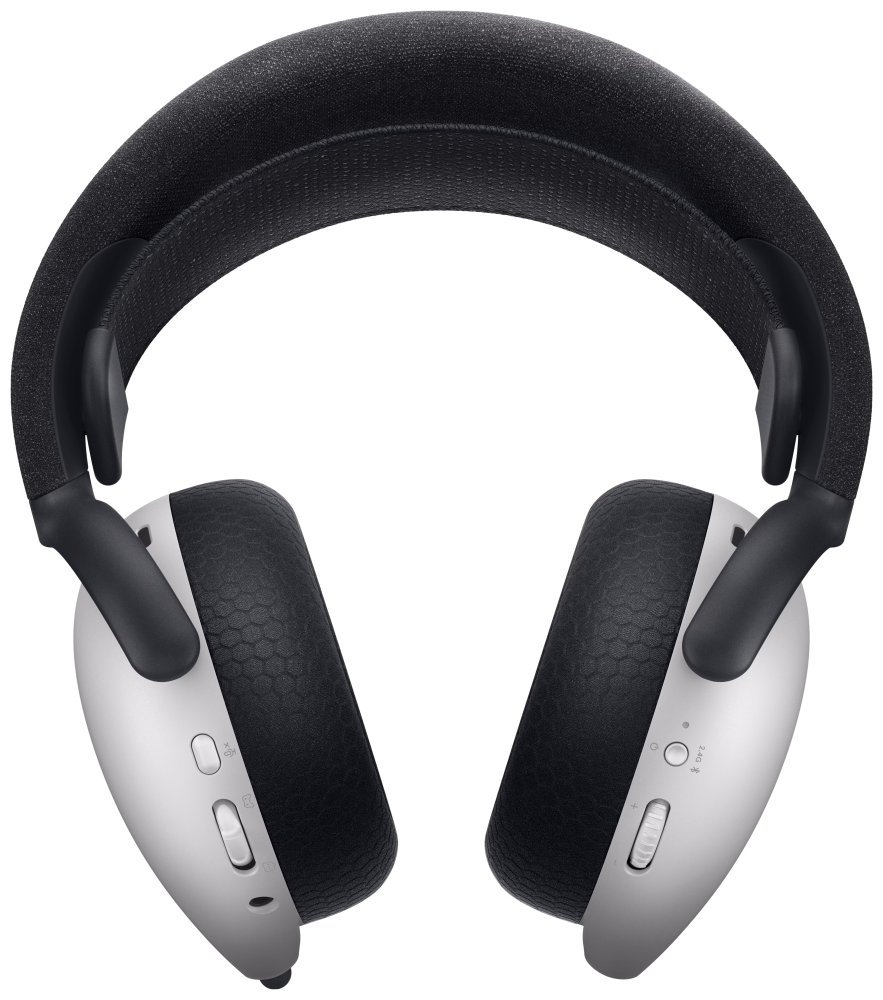 DELL bezdrátová náhlavní souprava  AW725H/ Wireless gaming Tri - mode Headset/ sluchátka + mikrofon/ bílá