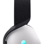 DELL bezdrátová náhlavní souprava  AW725H/ Wireless gaming Tri - mode Headset/ sluchátka + mikrofon/ bílá