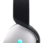DELL bezdrátová náhlavní souprava  AW725H/ Wireless gaming Tri - mode Headset/ sluchátka + mikrofon/ bílá
