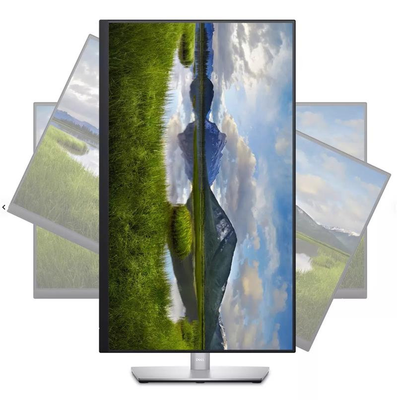 DELL P2723QE 27" 4K (3840 x 2160), IPS, 350nit, 1000:1, 5ms, PIVOT, HDMI, DP, USB-C, RJ-45, Black, 3Y