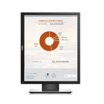 DELL P1917S, 19", IPS LCD, W-LED, 1280x1024, 5:4, 8ms, 1000:1, 250cd, VGA, HDMI, DP, USB 2.0, 3.0, Black