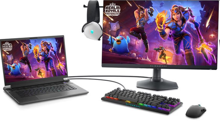 Dell Alienware Gaming Monitor AW2724HF 27" Fast IPS FHD 1920 x 1080 360Hz 1ms 1000:1 400cd Black 3RNBD 