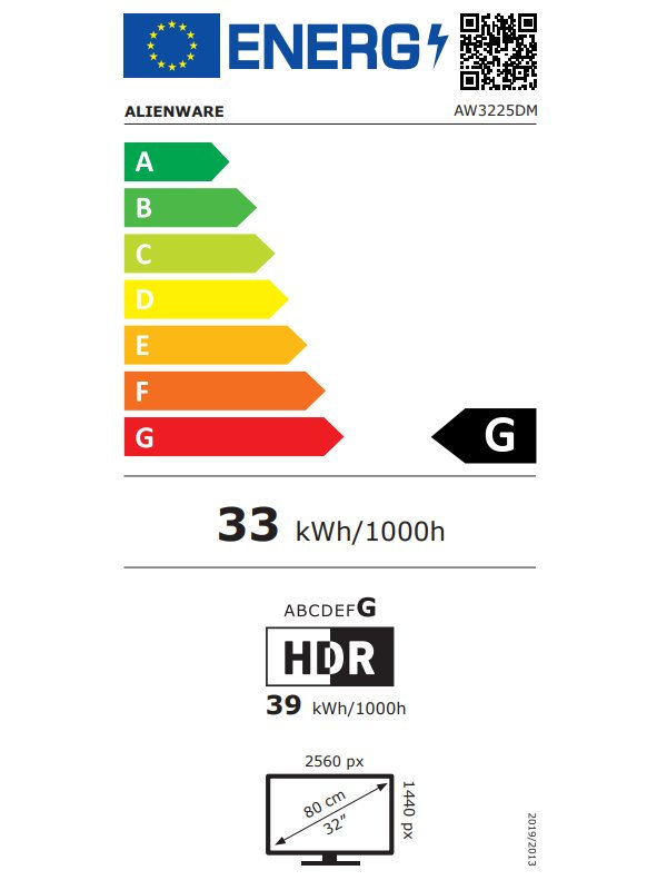 Alienware 32 Gaming Monitor - AW3225DM