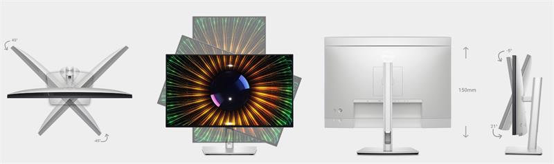 DELL U2424HE, 24", IPS, LED, 1920 x 1080 120Hz, 16:9, 5ms, 250cd, HDMI, DP, USB-C, RJ45, Pivot, 3Y