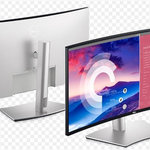 DELL U3824DW, 38", CURVED IPS Black, WQHD+ 3840x1600, 21:9, 5ms, 2000:1, 300cd, 2x HDMI, DP, USB-C, RJ45, Silver