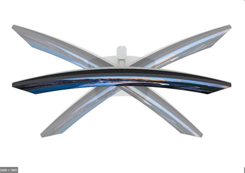 DELL U3824DW, 38", CURVED IPS Black, WQHD+ 3840x1600, 21:9, 5ms, 2000:1, 300cd, 2x HDMI, DP, USB-C, RJ45, Silver