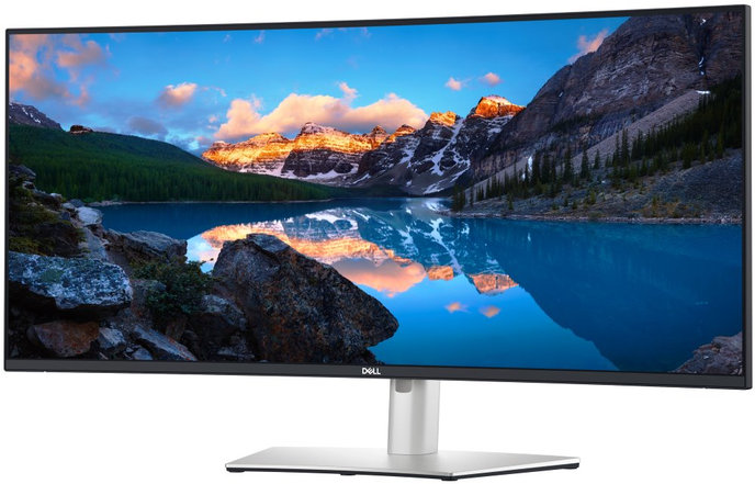 DELL U3824DW, 38", CURVED IPS Black, WQHD+ 3840x1600, 21:9, 5ms, 2000:1, 300cd, 2x HDMI, DP, USB-C, RJ45, Silver