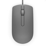 DELL 570-AAIT, MS116 optická myš s podporou posúvania, 3 tlačidlá, USB, šedá