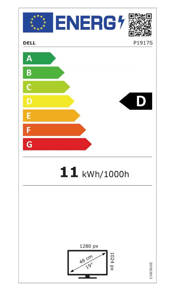 DELL P1917SE Professional/ 19" LED/ 5:4/ 1280x1024/ 6ms/ 1000:1/ HDMI / DP/ VGA/ 4x USB/ černý/ 3YNBD on-site