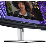 DELL P3424WEB 34" Curved Conferencing Monitor IPS, 3440x1440, 21:9, 1000:1, 300cd, 5ms, DP, HDMI, LAN, USB-C Hub, Black 