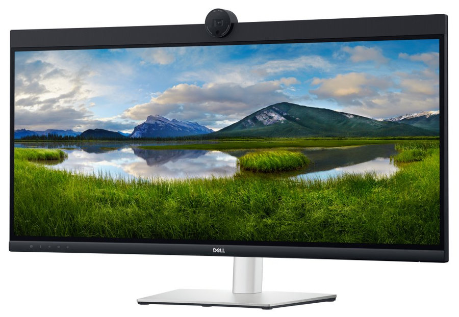 DELL P3424WEB/ 34" curved/ 21:9/ 3440x1440/ WQHD/ 1000:1/ 8ms/ IPS/ DP/ HDMI/ USB-C/ 4xUSB/ RJ45/ webkamera/ repro/ 3Y Basic on-s.