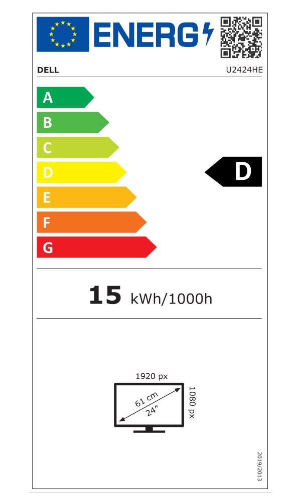 ROZBALENÉ - DELL U2424HE UltraSharp/ 24" WLED/ 16:9/ 1920x1080/ IPS/ 1000:1/ 8ms/ HDMI/ 2x DP/ 4x USB/ 3x USB-C/ RJ-45/ 3Y Basi...