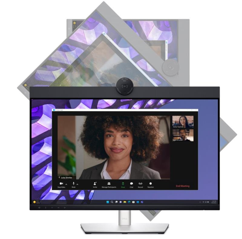 DELL Video Conferencing Monitor P2424HEB 23.8" IPS 1920x1080 FHD 1000:1 5ms 250cd HDMI/ DP/ USB/ CAM/ Repro 3Y