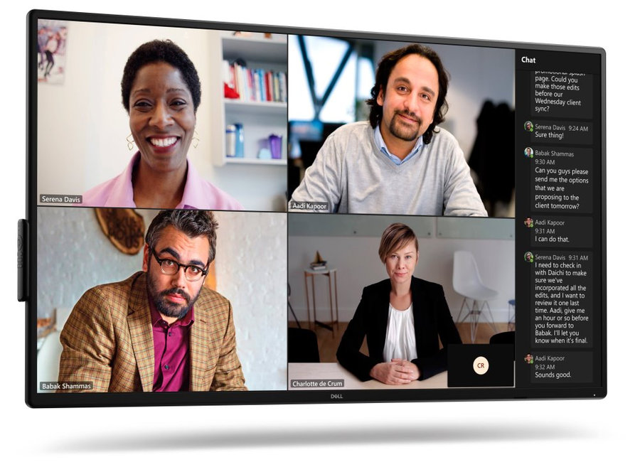 DELL P5525QC/ 55" LED/ 16:9/ 3840x2160/ 1200:1/ 8ms/ USB-C/ 2x HDMI/ 2xDP/ 2x USB/ RJ45/ COM/ 3Y Basic on-site