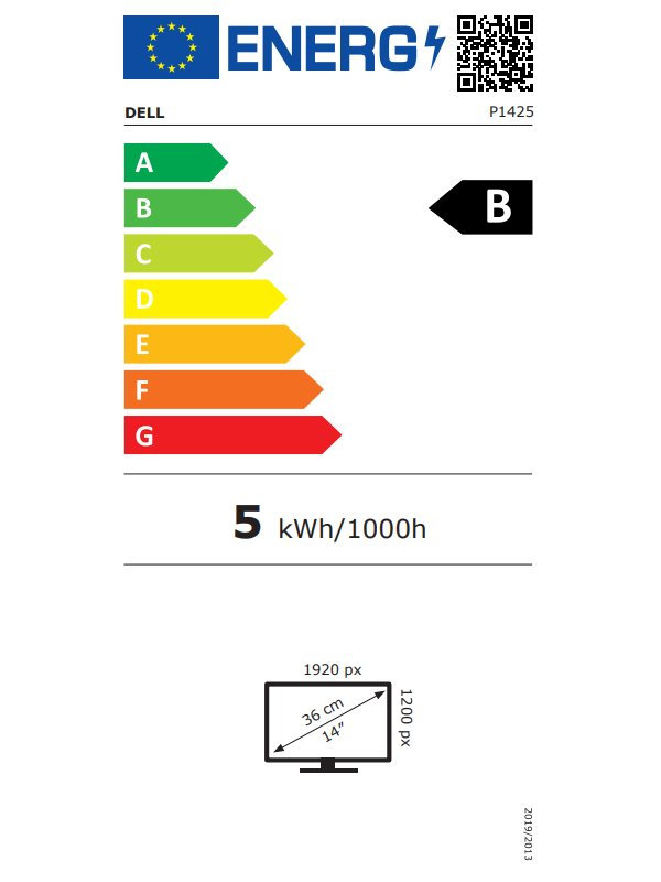 DELL Pro 14 Plus P1425 přenosný/ 14" LED/ 1920x1200/ WUXGA/ 1500:1/ 7ms/ 2 x USB-C stříbrný/ 3Y Basic on-site