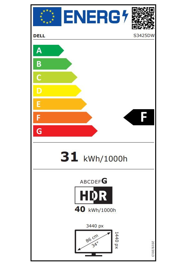 DELL 34 Plus 4K S3425DW/ 34" LED/ 21:9/ 3440x1440/ 3000:1/ 1ms/ 4K/ VA/ 2x HDMI/ 2xUSB/ USB-C/ repro/ 3Y Basic on-site