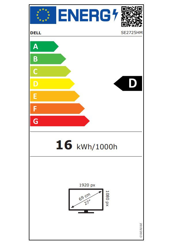 POŠKOZENÝ OBAL - DELL 27 SE2725HM/ 27" LED/ 16:9/ 1920x1080/ 1000:1/ 5ms/ Full HD/ IPS/ HDMI/ VGA/ 3Y Basic on-site