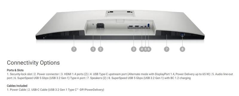 DELL S2725DC 27" LCD QHD IPS 144Hz/ 16:9/ 1500:1/ 4ms/ 350cd/ HDMI/ DP/ USB-C / Repro/ VESA/ PIVOT/ 3RNBD 