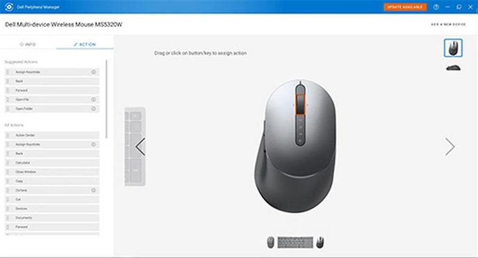 DELL Multifunkčná bezdrôtová myš MS5320W 