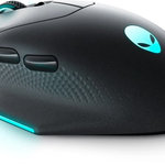 DELL myš Alienware Wireless Gaming Mouse AW620M / bezdrátová/ černá