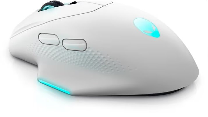 DELL myš Alienware Wireless Gaming Mouse AW620M / bezdrátová/ stříbrná