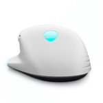 DELL myš Alienware Wireless Gaming Mouse AW620M / bezdrátová/ stříbrná