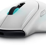 DELL myš Alienware Wireless Gaming Mouse AW620M / bezdrátová/ stříbrná