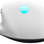 DELL myš Alienware Wireless Gaming Mouse AW620M / bezdrátová/ stříbrná