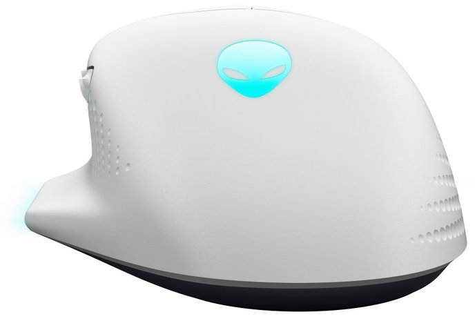 DELL myš Alienware Wireless Gaming Mouse AW620M / bezdrátová/ stříbrná