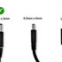 Dell 7.4 mm barrel 240 W GaN SFF AC Adapter with 1 meter Power Cord - Europe