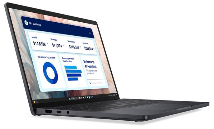 Dell Pro 14 Premium PA14250/ U7-266V/ Evo/ 16GB/ 512GB SSD/ 14" FHD+/ IRCam/ FgrPr/ 3Cell/ No AC/ WLAN/ vPro/ Win11Pro/ 3Y PS