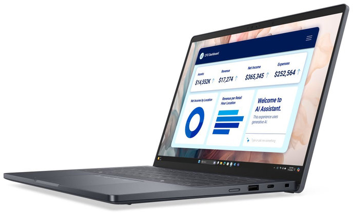 Dell Pro 14 Premium PA14250/ U7-266V/ Evo/ 16GB/ 512GB SSD/ 14" FHD+/ IRCam/ FgrPr/ 3Cell/ 65W/ WLAN/ vPro/ Win11Pro/ 3Y PS