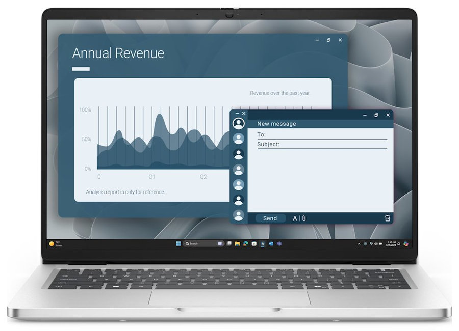 DELL Pro 14 PC14250/ Ultra 5 235U/ 16GB/ 512GB SSD/ 14" FHD+/ FPR/ W11Pro/ 3Y PS on-site