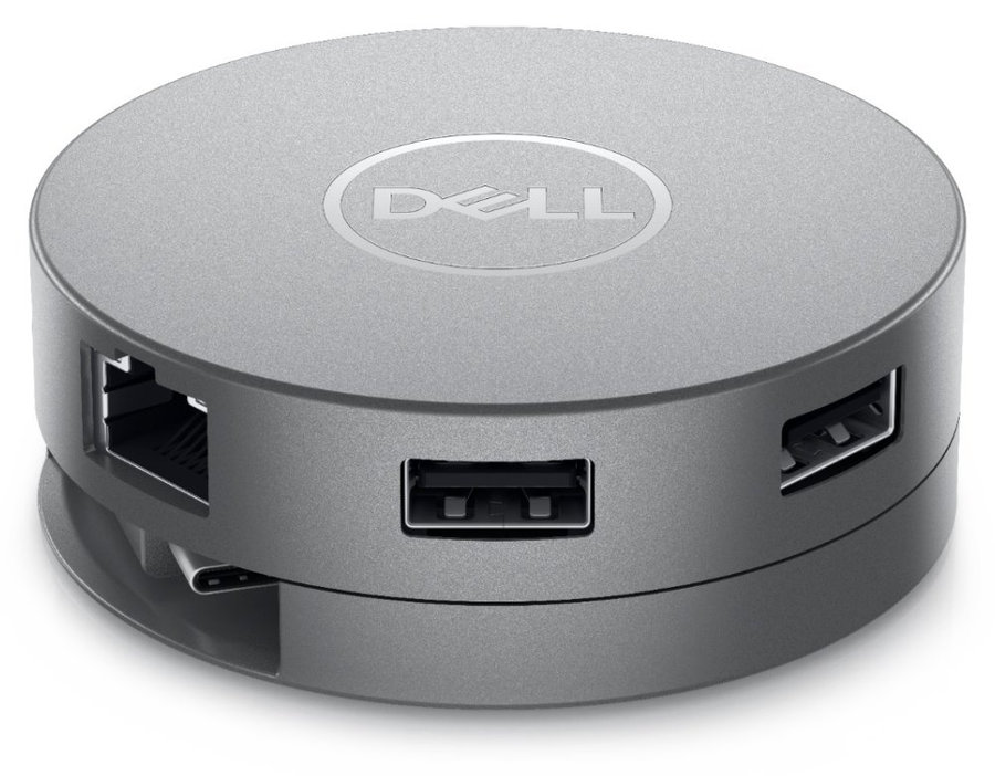 DELL mobilní adaptér DA310/ USB-C/ na HDMI/ DisplayPort/ VGA/ Ethernet RJ-45/ 2x USB 3.0/ replikátor portů