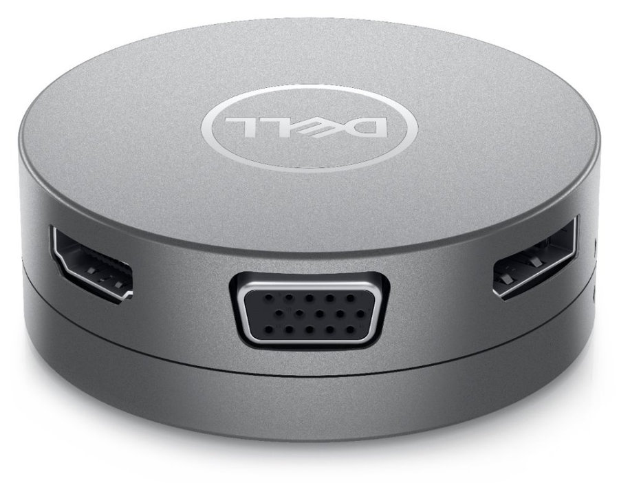 DELL mobilní adaptér DA310/ USB-C/ na HDMI/ DisplayPort/ VGA/ Ethernet RJ-45/ 2x USB 3.0/ replikátor portů