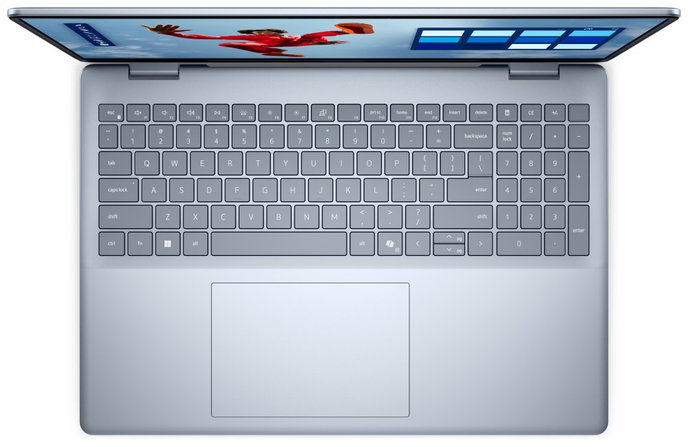 DELL 16 Plus DB16250/ Core Ultra 7 256V/ 16GB/ 512GB SSD/ 16" 2.5K/ FPR/ W11Pro/ modrý/ 3Y PS NBD on-site