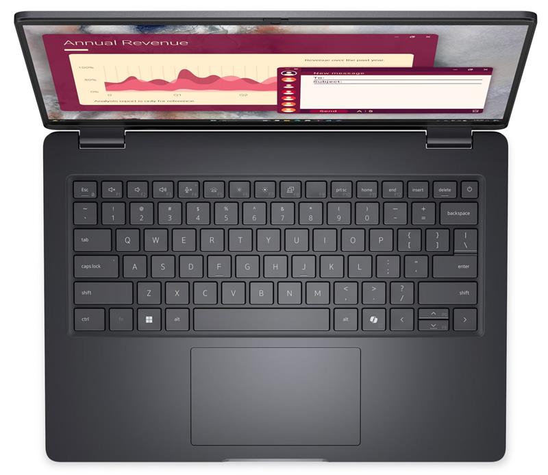 Dell Pro 14 PC14250 C5-120U 16GB 512GB SSD 14" FHD+  IR Cam & Mic FgrPr 3 Cell 65W WLAN Backlit Kb W11Pro 3Y ProSpt