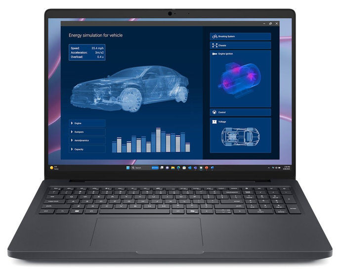 DELL Pro Max 16 MC16255/ AMD Ryzen AI 7 PRO 350/ 32GB/ 1TB SSD/ 16" FHD+/ RTX PRO 1000 8GB/ W11Pro/ 3Y PS on-site