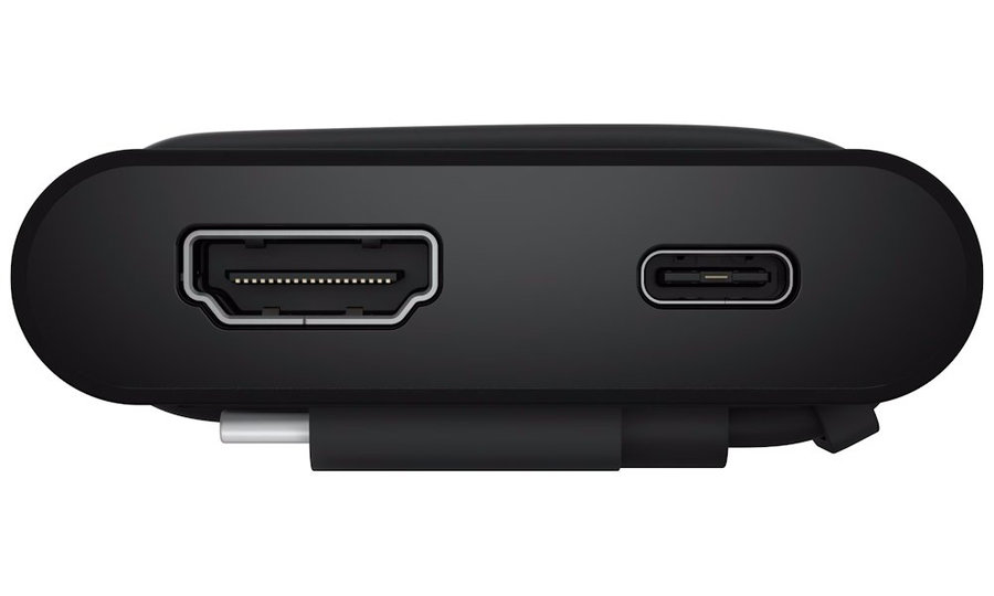 DELL Pro Travel Hub DA225/ dokovací stanice/ 2x USB-C/ USB/ HDMI