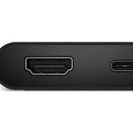 DELL Pro Travel Hub DA225/ dokovací stanice/ 2x USB-C/ USB/ HDMI