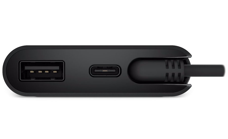 DELL Pro Travel Hub DA225/ dokovací stanice/ 2x USB-C/ USB/ HDMI