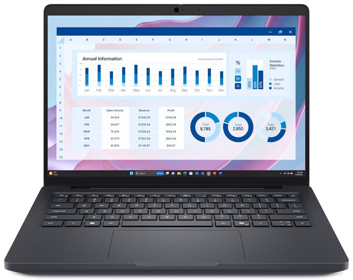 DELL Pro Max 14 MC14255/ AMD Ryzen AI 7 PRO 350/ 32GB/ 1TB SSD/ 14" FHD+/ FPR/ W11Pro/ 3Y PS on-site/ bez adaptéru