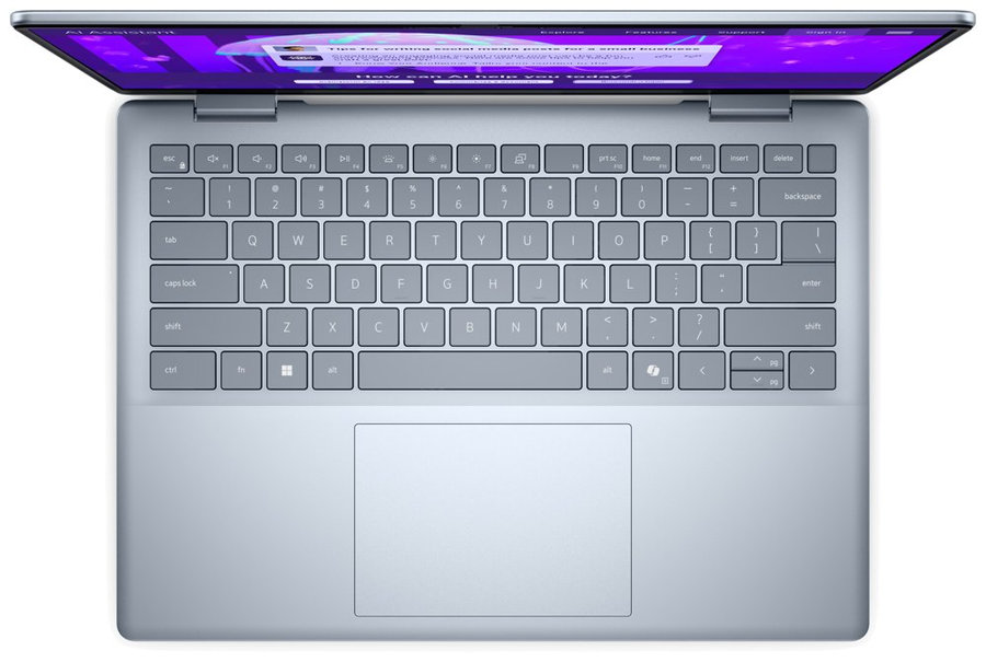 DELL 14 Plus DB14250/ Ultra 7 258V/ 32GB/ 1TB SSD/ 14" 2.5K/ FPR/ W11H/ modrý/ 2Y Basic on-site